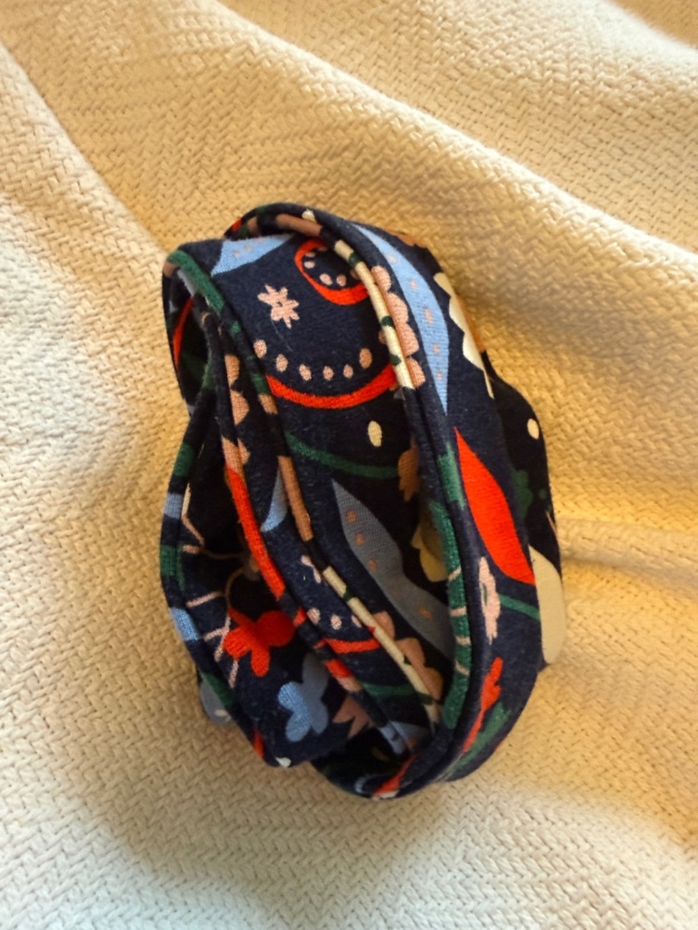 Boden Jumpsuit Navy Floral Pattern Replacement Belt